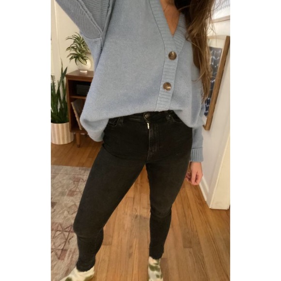 • Free People • Raw High-Rise Jegging in Black - Picture 2 of 2